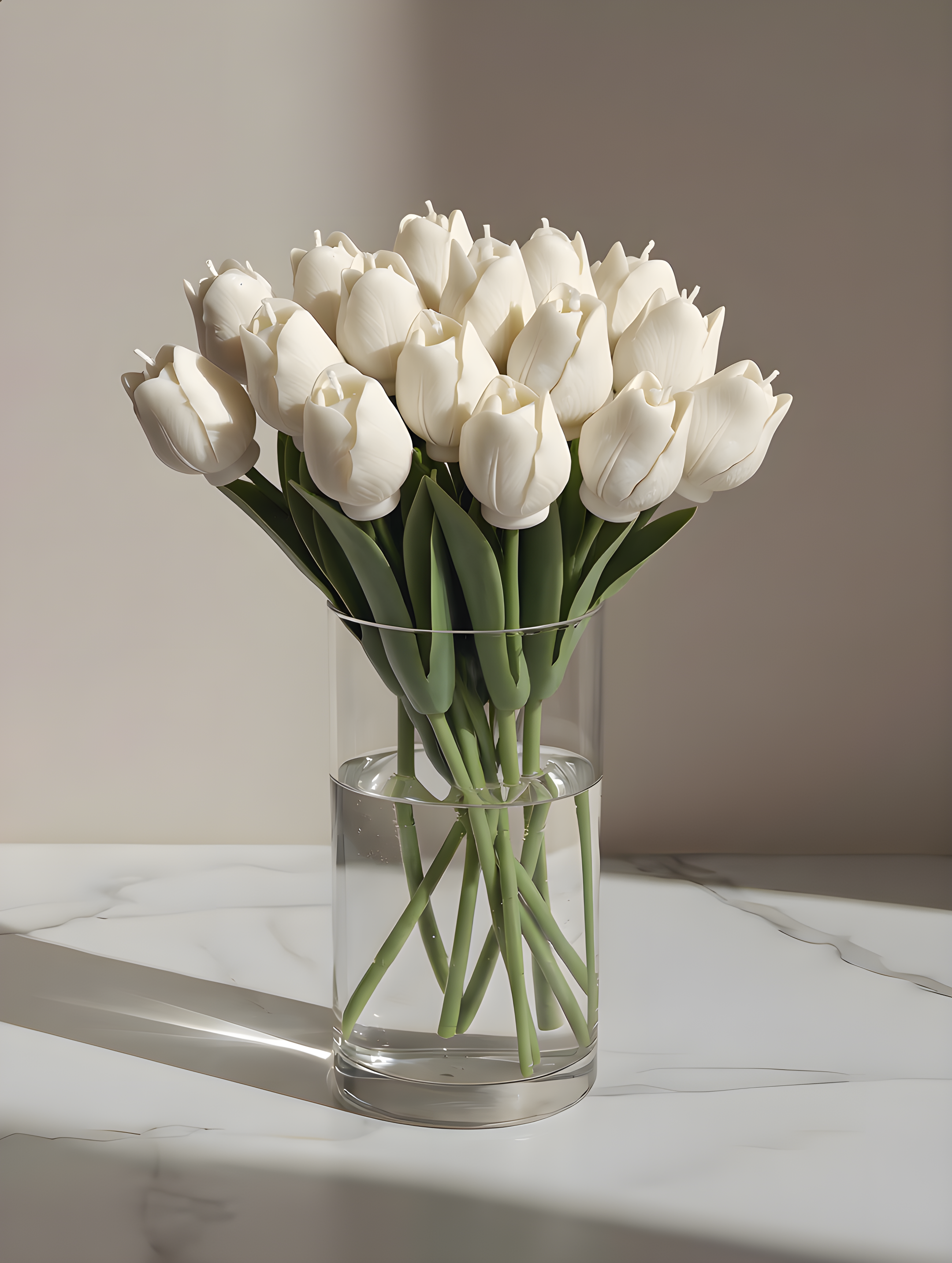 Tulip Candle Bouquet – Full Bloom